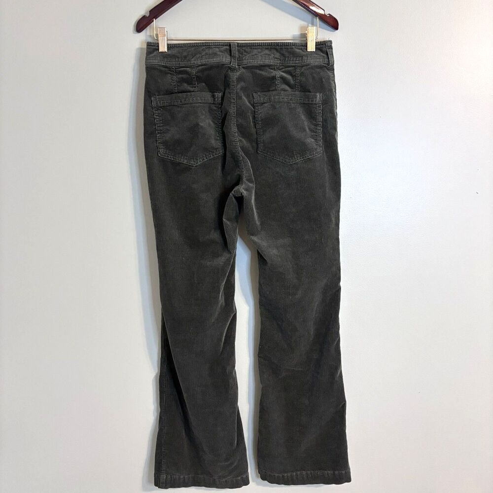 Anthropologie Pilcro 30 Bootcut Green Corduroy Trouser Pants Boho Hippie Goblin - Picture 2 of 14
